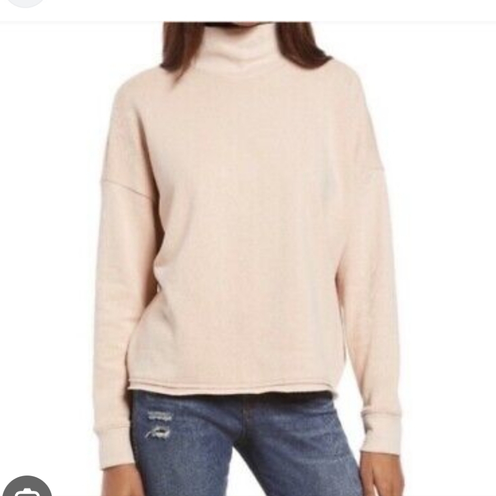 Madewell Mock Neck Sweatshirt